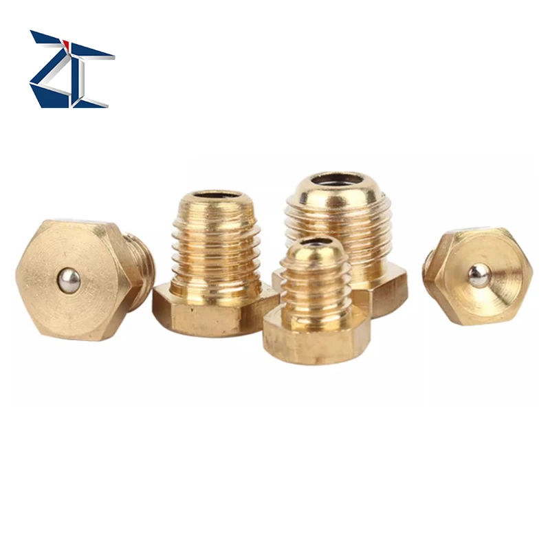 Factory Custom Supplier BSP Male Thread Oil Zerk Grease Nipples Tube Pipe Fitting For Machine Tool