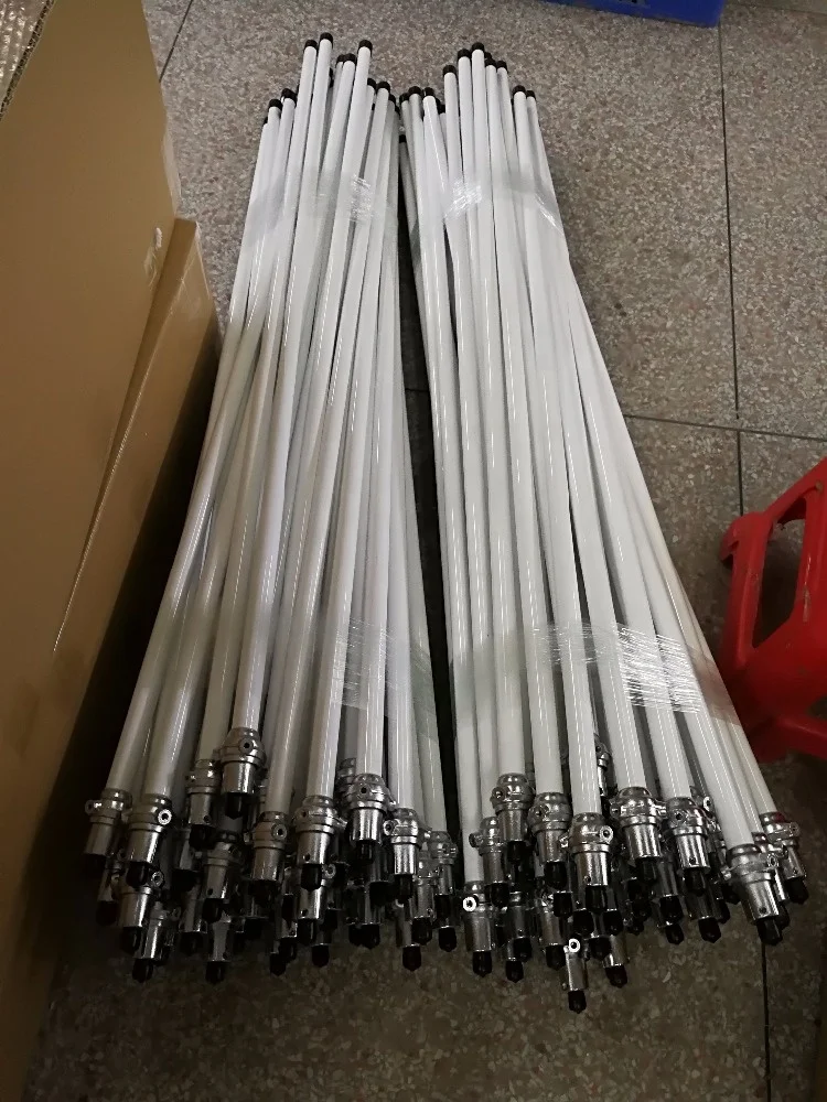Quad band base colinear 28/50.5/145/435 MHz Omni Fiberglass Antenna for 10m/6m/2m/70cm base radio