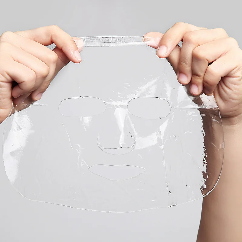 Прозрачная прозрачная увлажняющая маска для лица