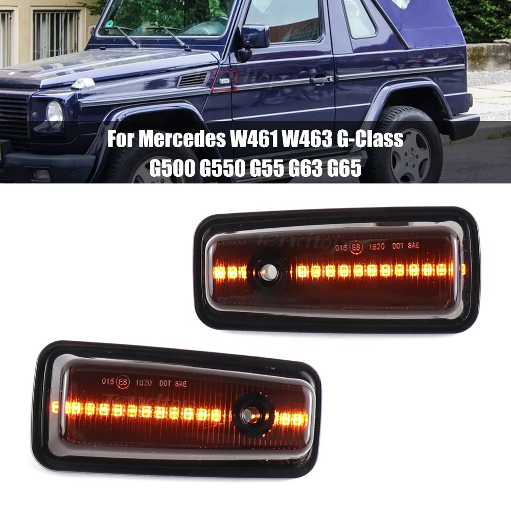 Led Zijknipperlichten Dynamische LED-zijmarkeringslamp Voor Mercedes