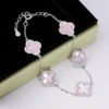 Bracelet-Silver-Pink
