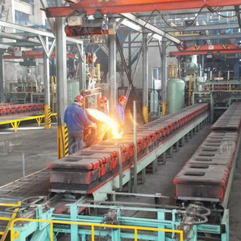 China Foundry Green Sand Casting Horizontal Flaskless Moulding Machine and Molding Line Good As Sinto and DISA