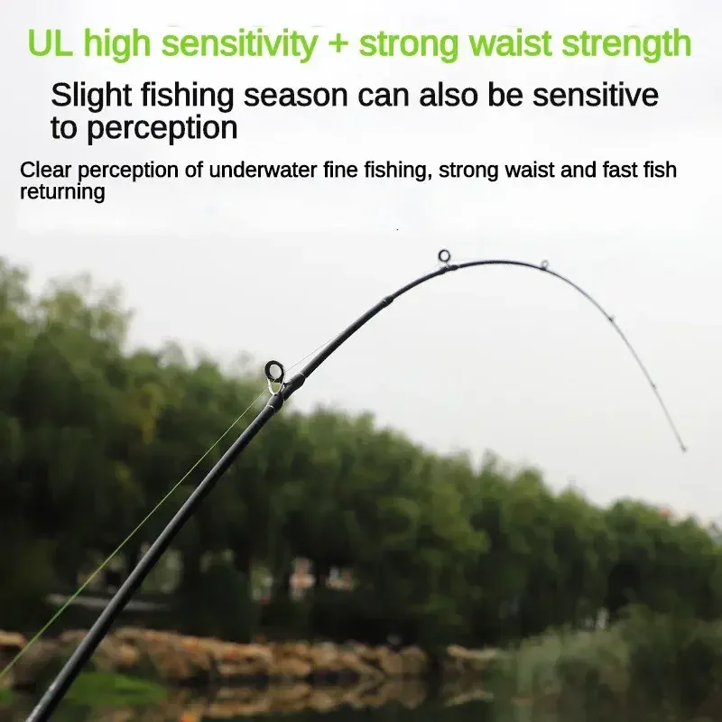 Orca Scar 3Length UL Ultra Light 1-5g Travel Carbon Fiber Pure Trout  Spinning Casting Kastking Lure Fishing Rod Soft for Fishing