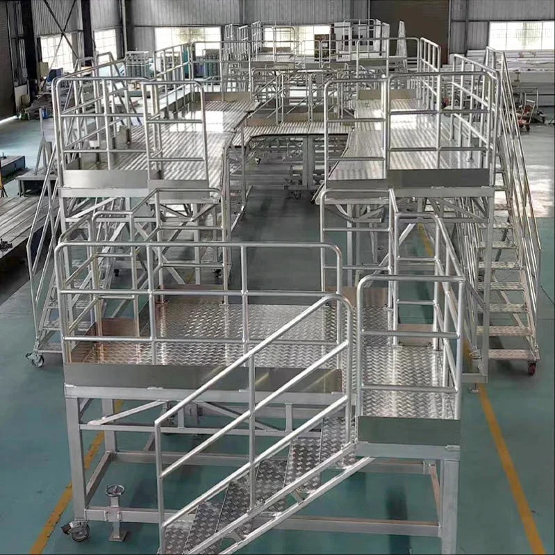 Portable Aft Cargo Ladder for Safe and Easy Access During Aircraft Maintenance for Outdoor and Workshop Use 11