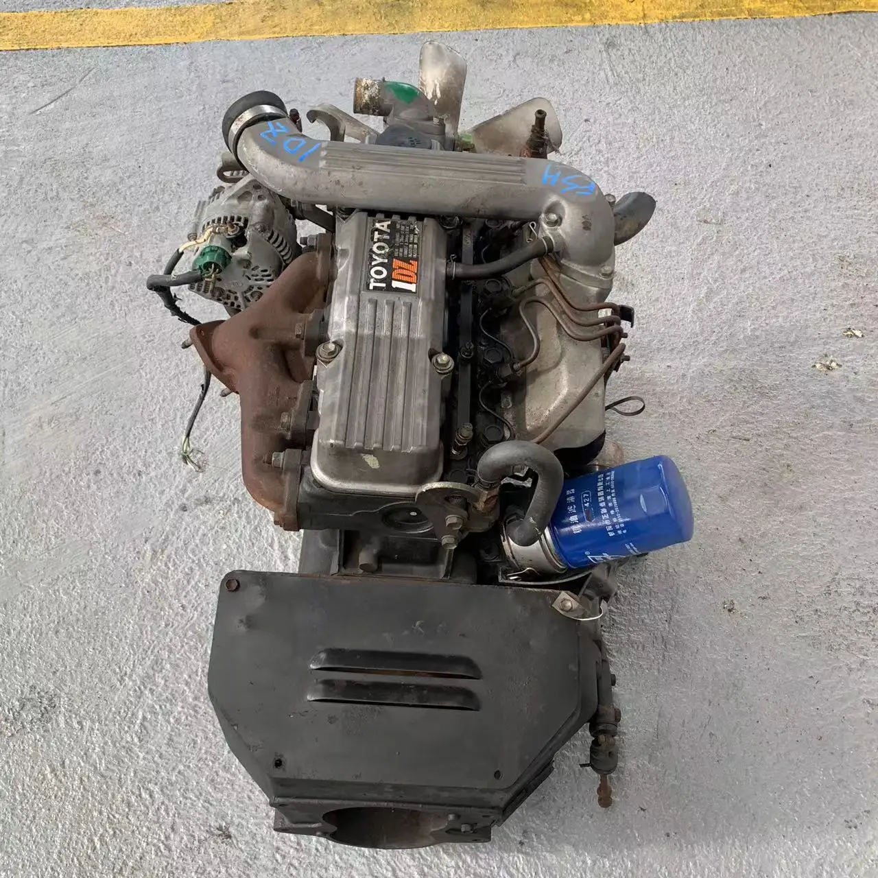 トヨタフォークリフト用中古オリジナルディーゼルエンジン1DZ