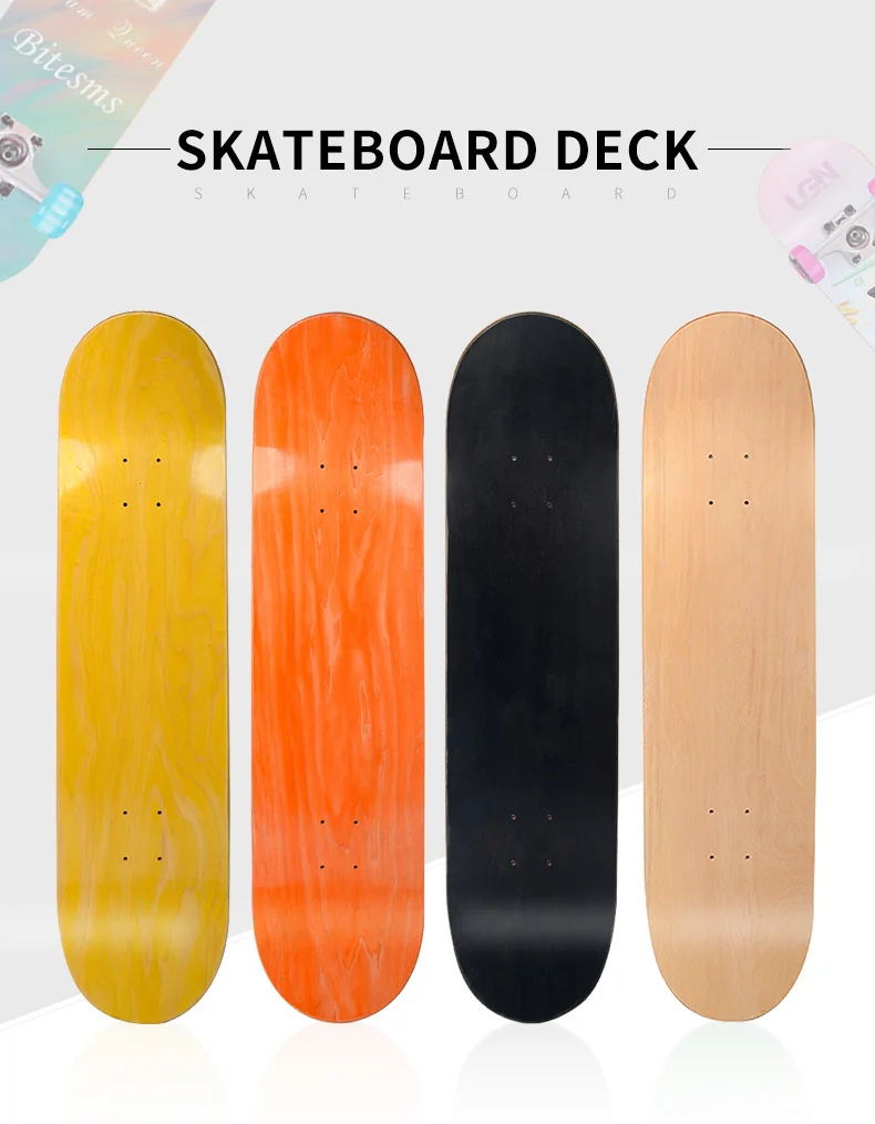 Custom Skateboard 7 Layers Deep Concave Wood Maple Skate Board Blank Skateboard Deck Buy