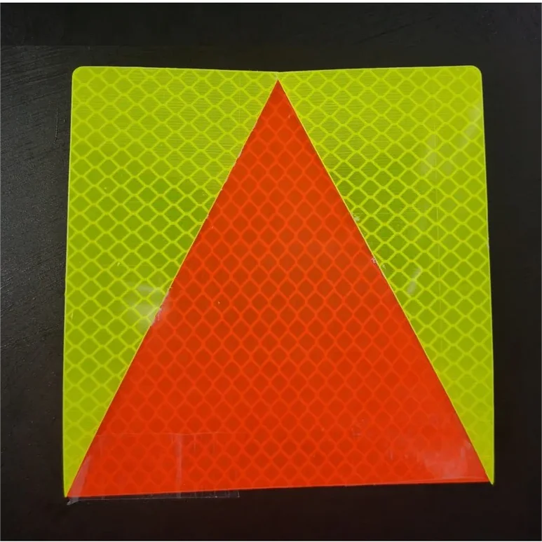 Custom Waterproof Diamond Grade Reflective Sticker Self for Reflective Probation License P Plate