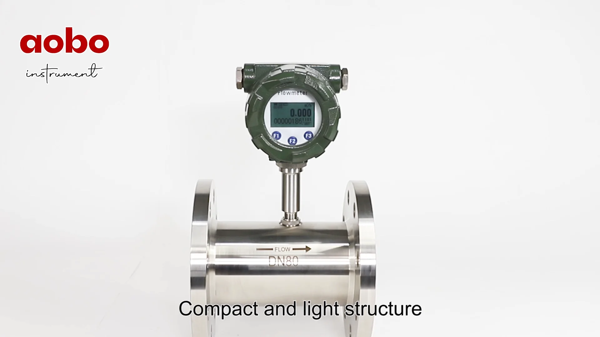 Stainless Steel Turbine Flowmeter Rs485 Digital Oil Flow Meter 420ma