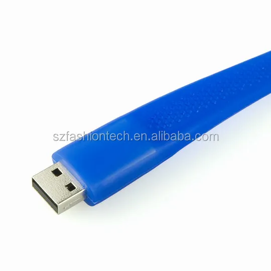 Soft rubber wristband USB memory stick Silicone bracelet USB Flash Drives novelty promotional gifts pen drive - ANKUX.COM