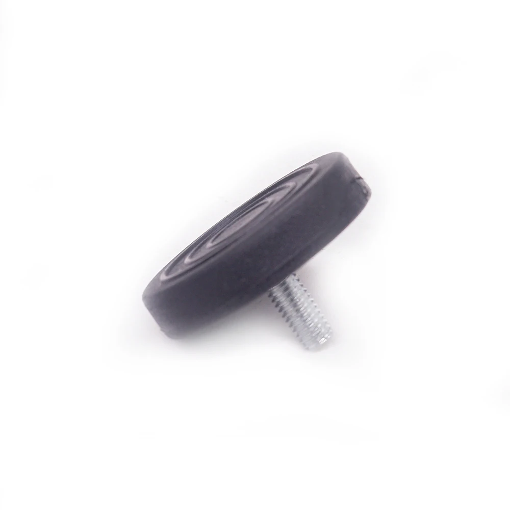 Customized Fasteners Furniture Spare Parts Adjustable Glides Chair Leg Levelers Round Head Rubber Washer Bolts