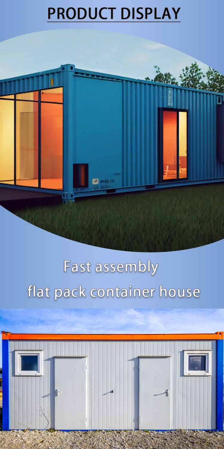 Modular 20ft Sandwich Panel Prefabricated Container Home Customized ...