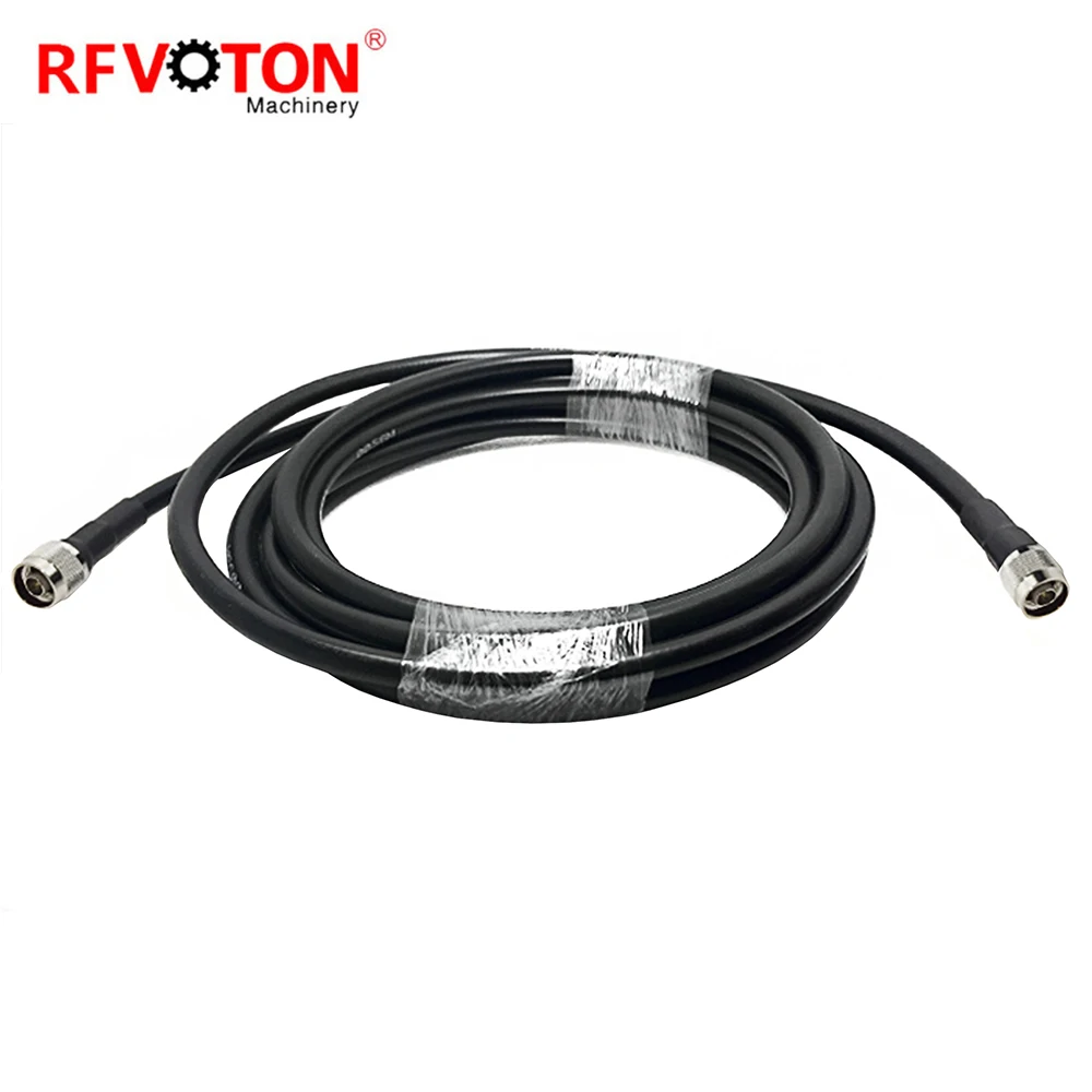 Fabriklieferung 50-Ohm-N-Typ-Stecker männlich zu N-Stecker männlich für LMR400-, RG8-, RG213-, RG214-HF-Koax-Jumper-Antennenkabelbaugruppe