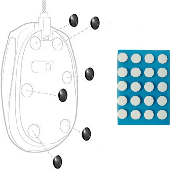 Mouse Skate Dots logitech g Pro X Superlight Mouse Skates