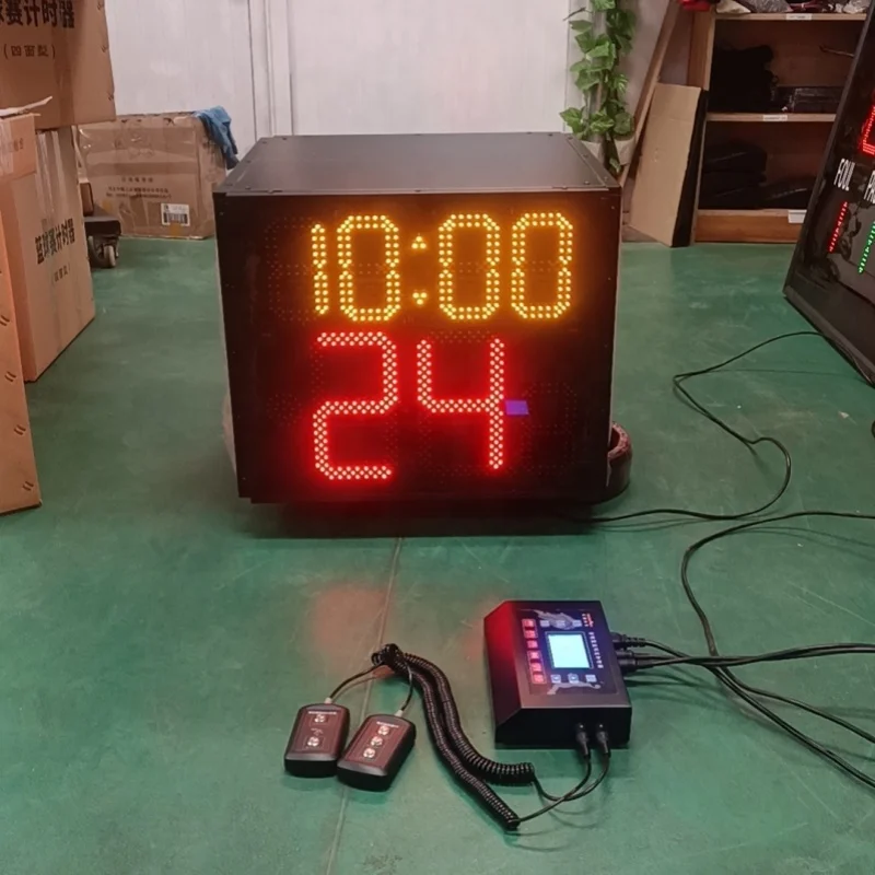 Outdoor Scoreboard Portable Led Electronic 24 Seconds Shot Basketball ...