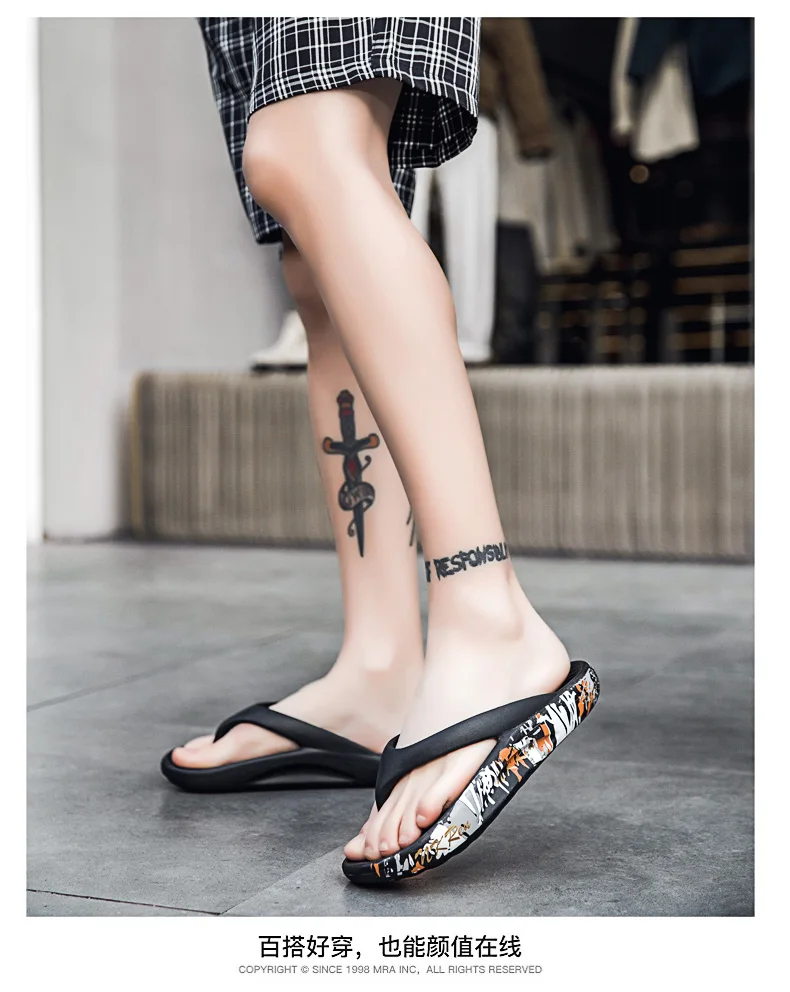 Slipper Male Summer Trend To Wear The New Flip-flops Outside The Feet Of  Boys Skid,Odor And Wear Resistant Chunky Beach Sandals - Buy Wear Resistant  Chunky Beach Sandals,New Flip-flops Outside,Young Men Fashion