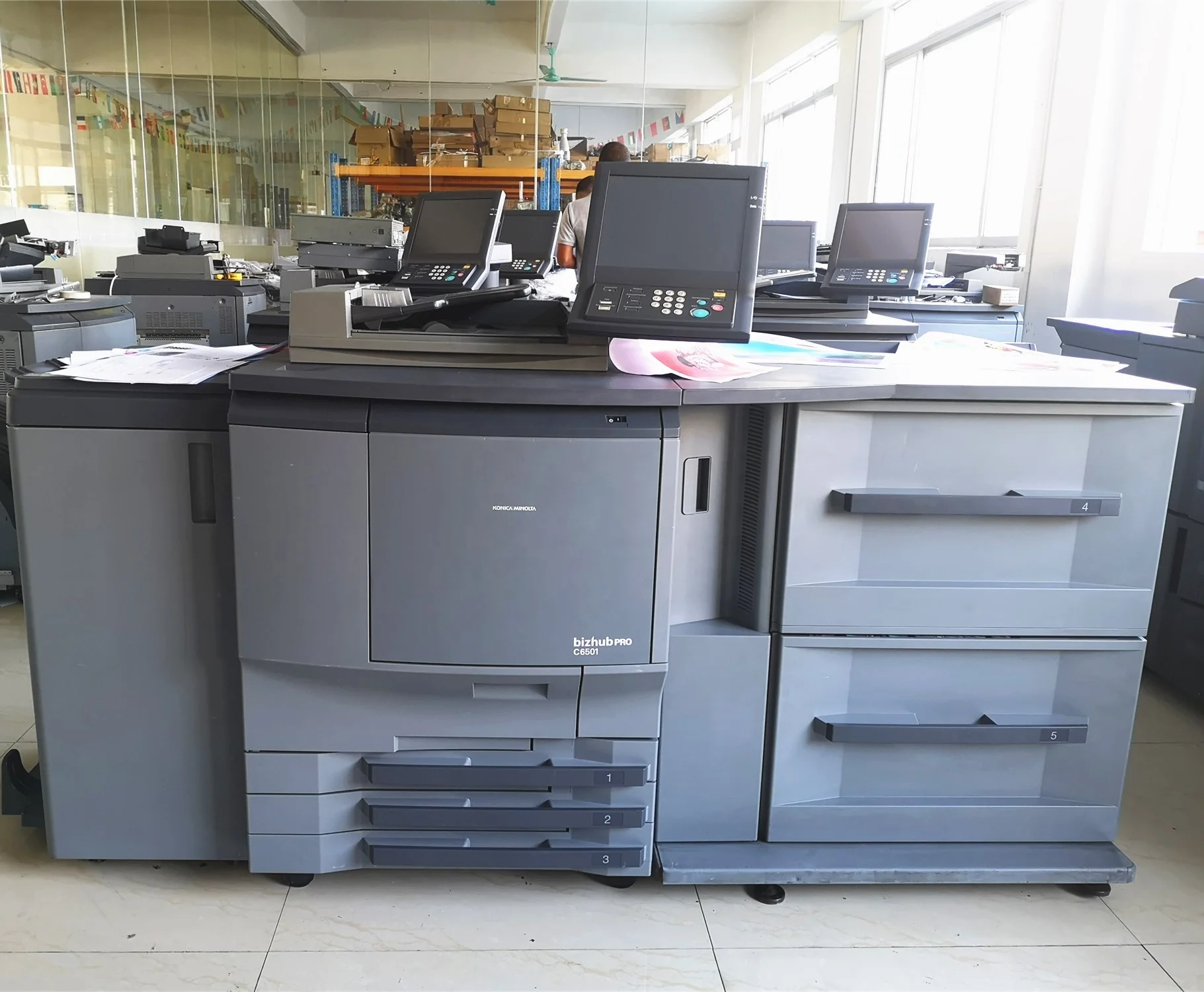 Factory Price Used Digital Press Printing Machine Konica Minota PRO C6501 C5501 Photocopy Printers  Photostat Machine