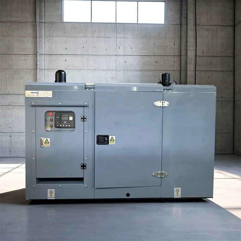 Single 10kw Silent Diesel Generator with 50hz Brand Engine 3-Phase 240v AC Rated Voltage 1500rpm Frequency 220v Single DC