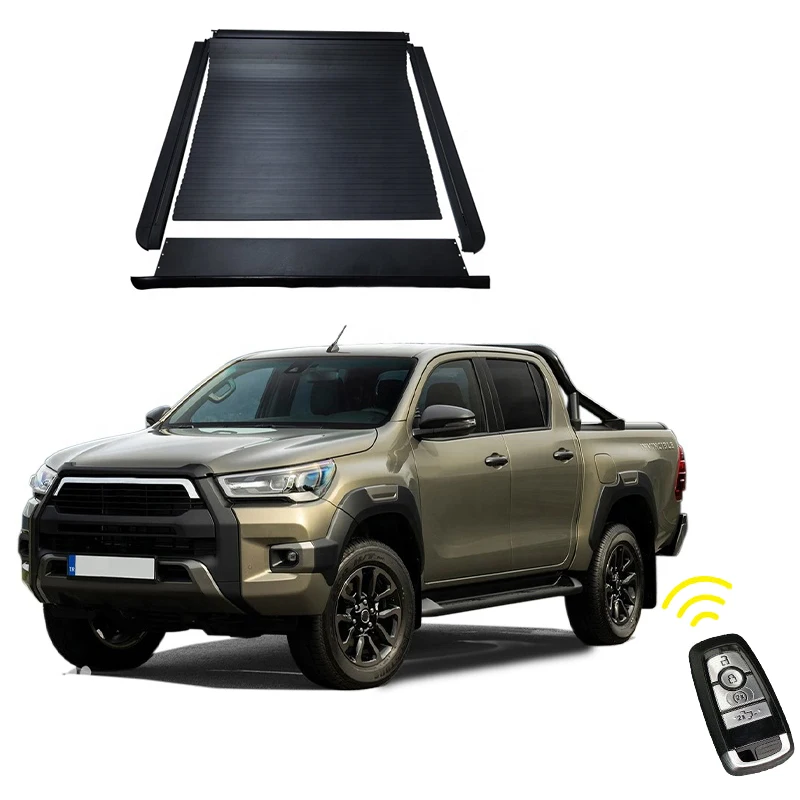 Factory Water-proof Retractable Pickup Electric Hard Tonneau Cover for Toyota Hilux REVO/ROCCO Truck Bed Cover