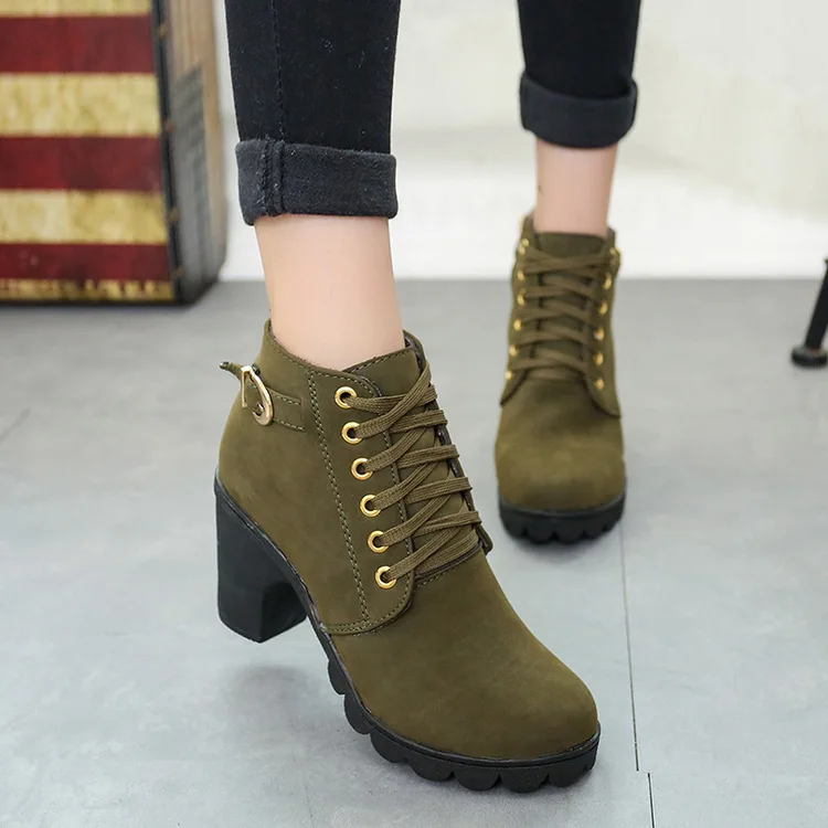 Heeled hiking boots fashion best sale