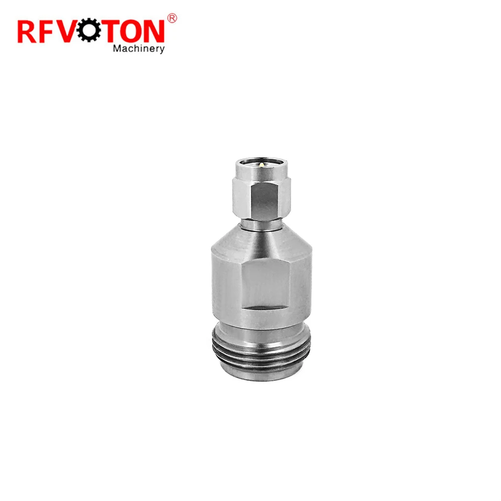 High frequency stainless steel millimeter wave N SMA 2.4mm 3.5mm 2.92mm male female RF adapter connector for 5G factory