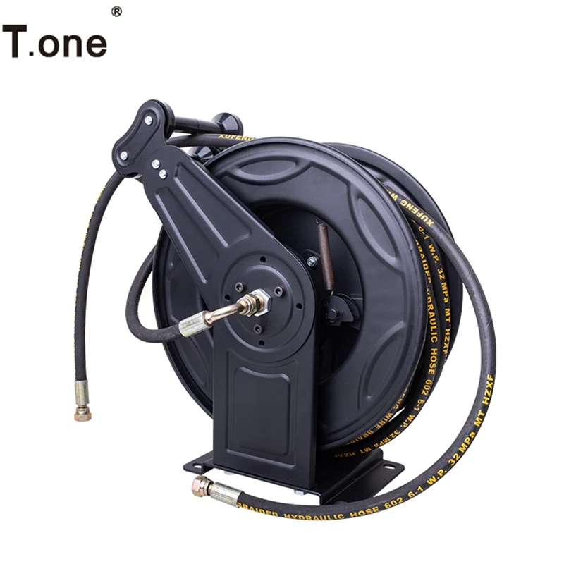 Automatic Retracting Hose Reel High Pressure Metal Stainless Steel Hose