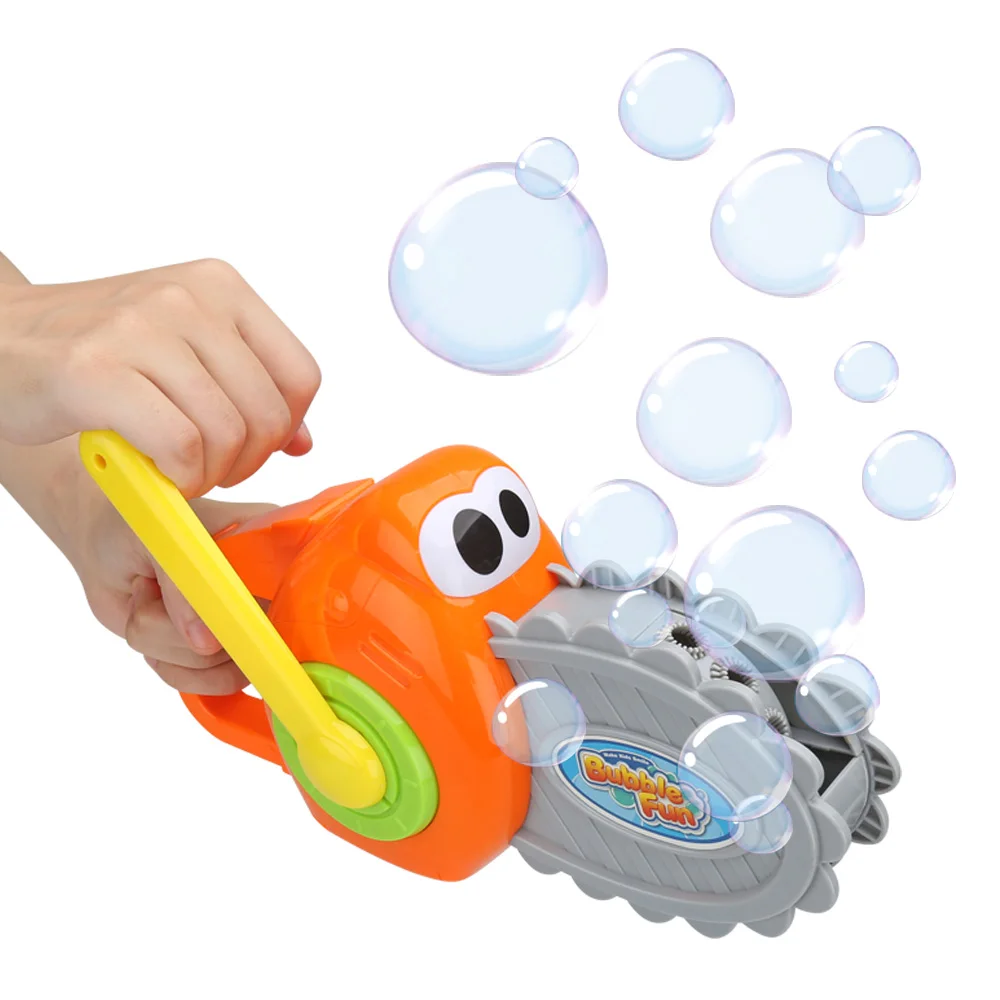 Kids Outdoor Bubble Gun for Kids and Toddlers, Chainsaw Bubble Blower –  BriteNway