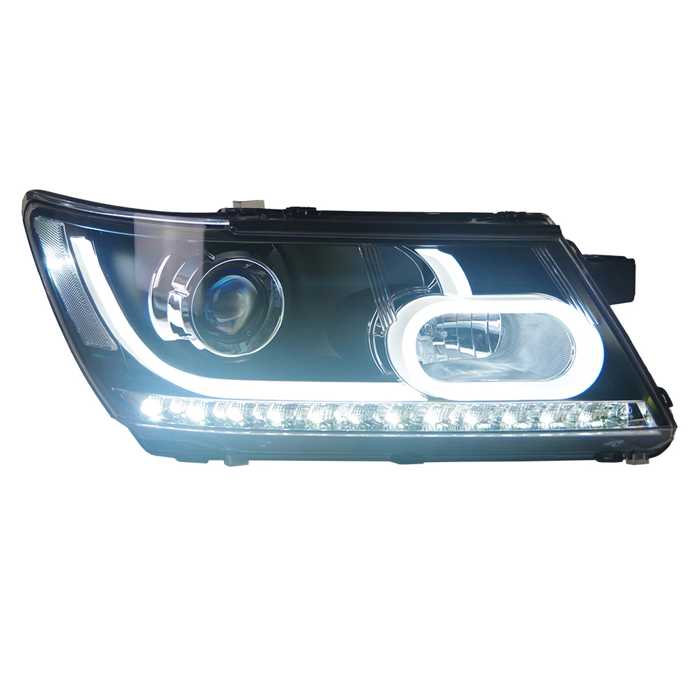 4-sides LED Headlight+Fog Light for Dodge Ram 1500 2500 3500 4500 5500 2009-2017 