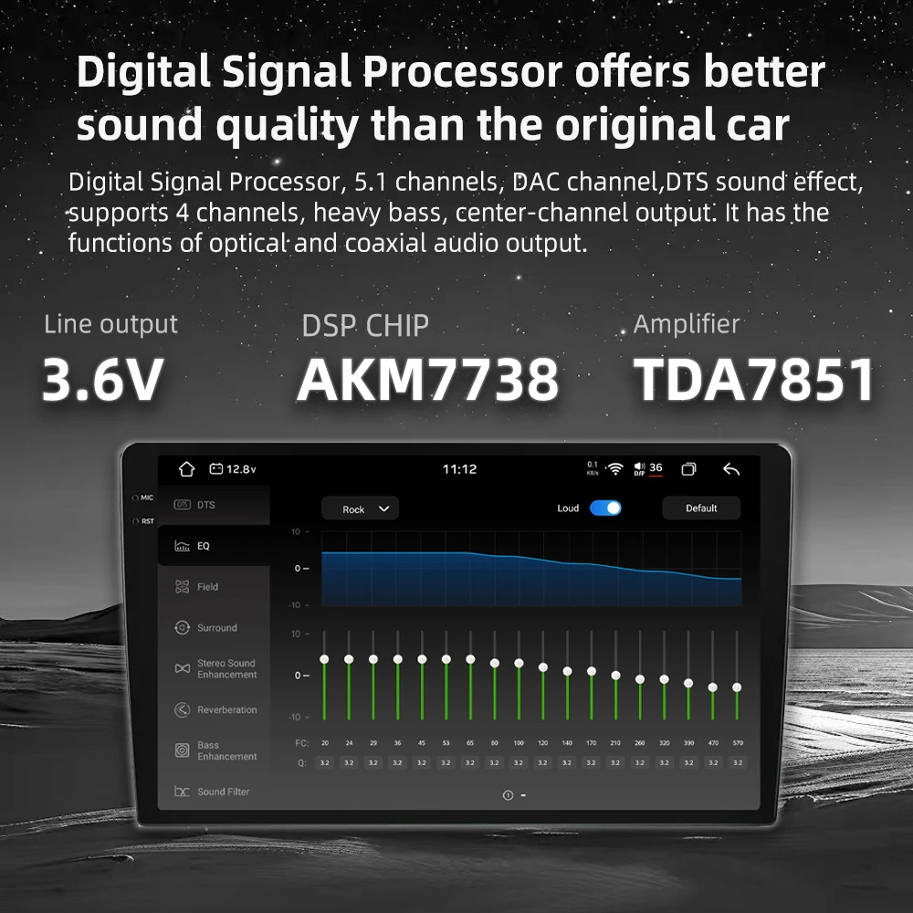 UIs7870 Car DVD Player 2K QLED Screen Android OS 13 GPS Navigation CarPlay 4G Wi-Fi for Toyota Hiace 2013-2018 DSP OBD2