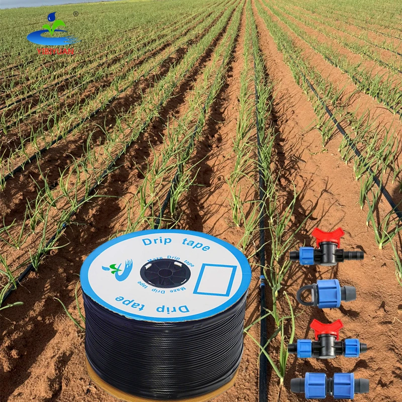 Agricultural Irrigation System 1500m 1000m 2000m 2l/h Uv Drip Tape 16mm Goutte a Goutte Hose Connector Drip Irrigation Kit
