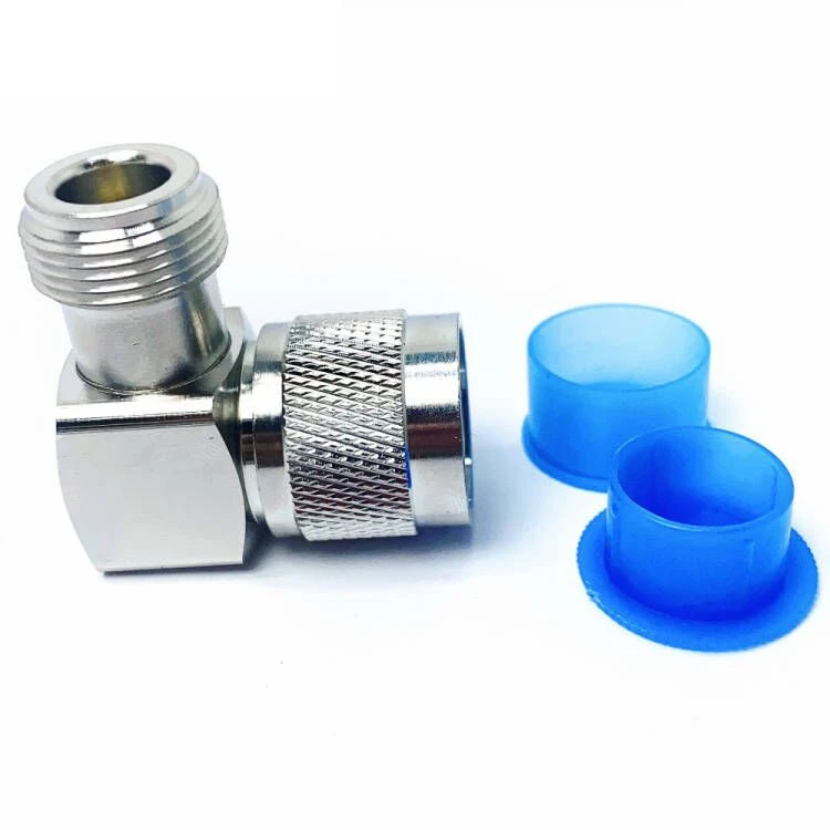 Factory OEM 90 Degree DC-6GHz 3GHz RF Coaxial Adapter Connecter Elbow 50ohm N Male to N Female Right Angle RF Connector Adapter manufacture