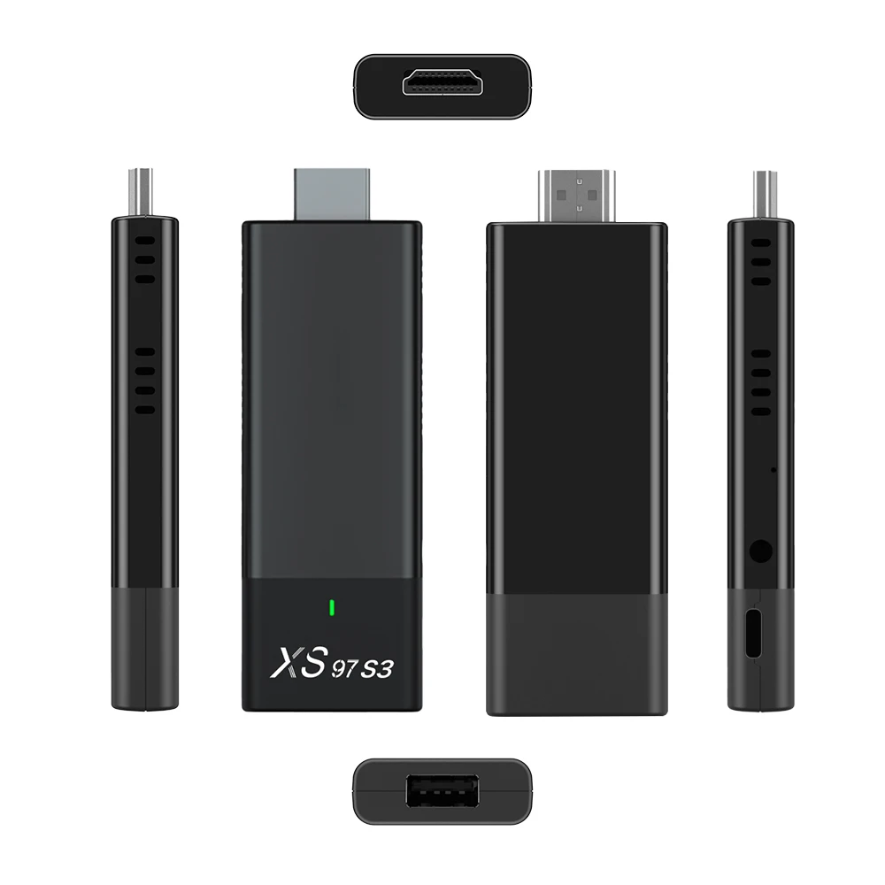 Wholesale XS97 S3 Android 4K TV Stick - Allwinner H313, Quad-Core