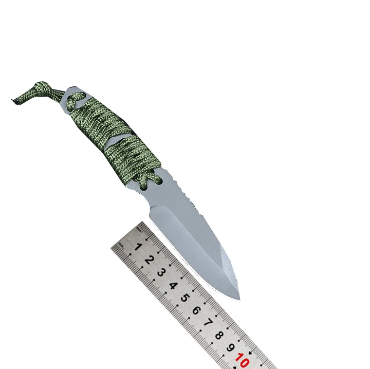 Portable Paracord Handle Navajas Best EDC Survival Hiking Hunting Camping Tactical Fixed Knife with Kydex Sheath