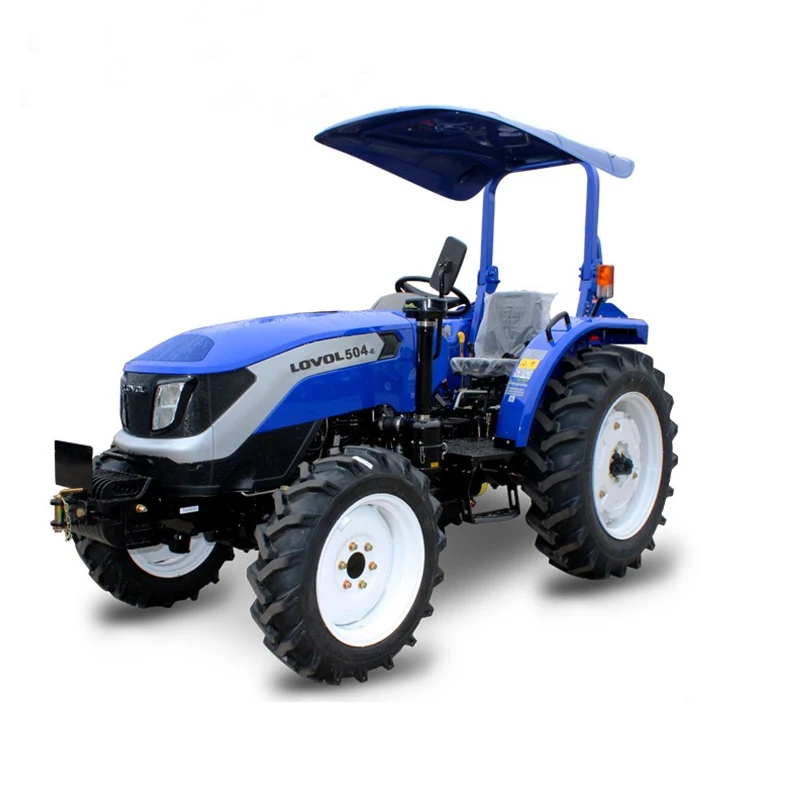 Lovol Tractor  with Cab and Loader 4WD Tractor with Front End Loader and Backhoe