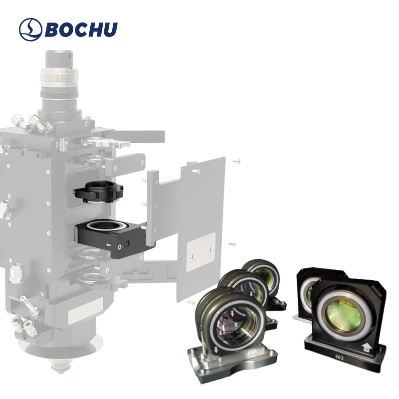 product boci focus lens original f200 c100 drawer cartridge fiber focusing collimation lens for boci blt661 662h laser cutting head-8