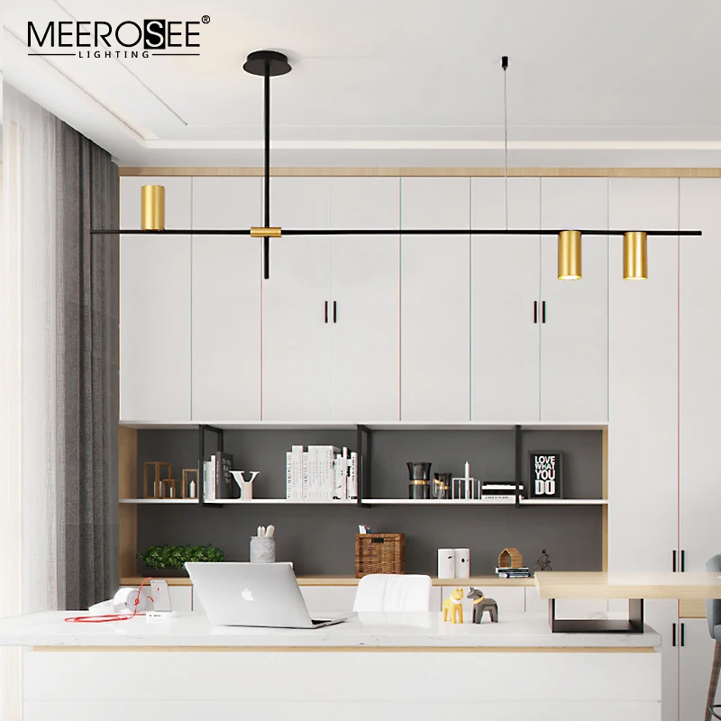 MEEROSEE Hotel Project Unique Design Pendant Light High Ceiling Track Light Chandelier for Shopping Mall MD86743