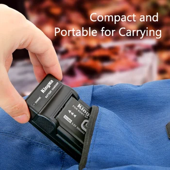 KingMa Durable 900mah NP-BG1 Battery and DCK Charger Kit for Sony DSC-HX20V H70 H90 DSLR Camera detail image
