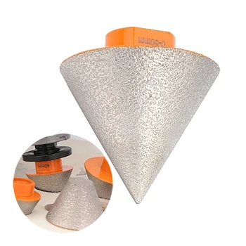 Mèche à Chanfreiner Diamantée 5/8"-11 Pour Meuleuse D'Angle - Pour Carrelage, Marbre, Pierre, Granit - Alésage Et Polissage