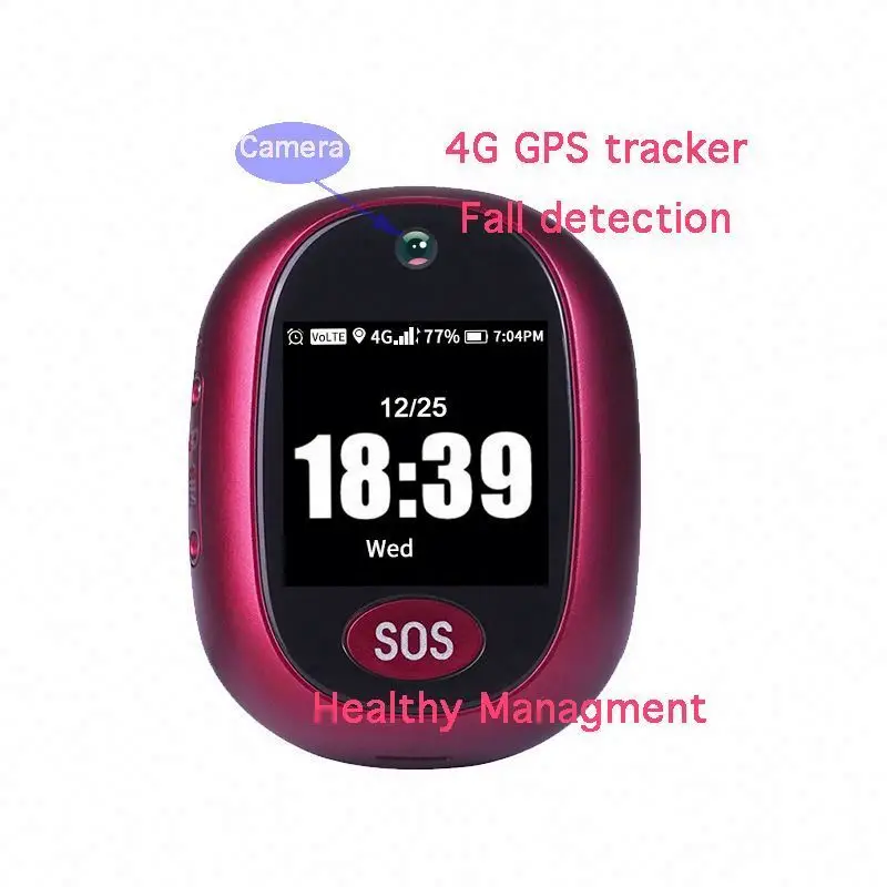 4G Fall Detection Alarm Gps Tracker Spy Human Gsm Chip Personal Bracelet V45 Watch 3G Mini With Sos System Kids Adult