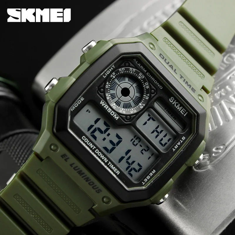 Skmei world deals time watch