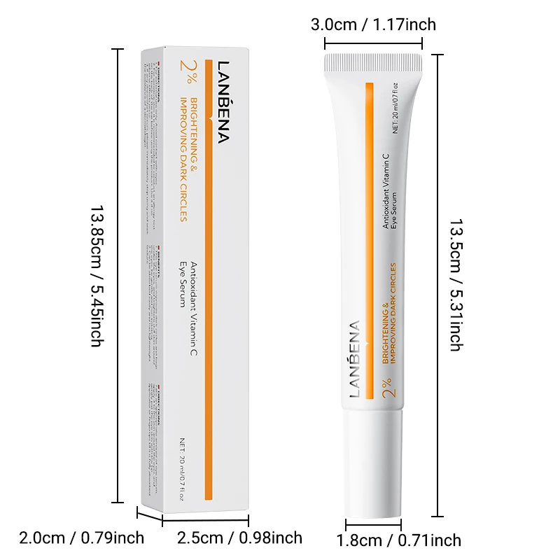 Lanbena Hot Sales VC Eye Facial Serum Nourishing Moisturizing Vitamin C Eye Serum for Women factory