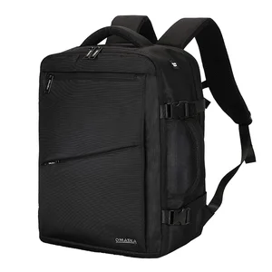 Omaska Wholesale Computer Bags Waterproof Student Fashion Business Nylon 17 Inch Men College Laptop Backpack