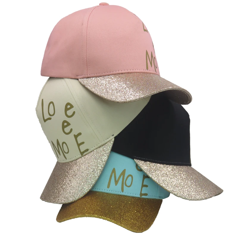 glitter ball cap