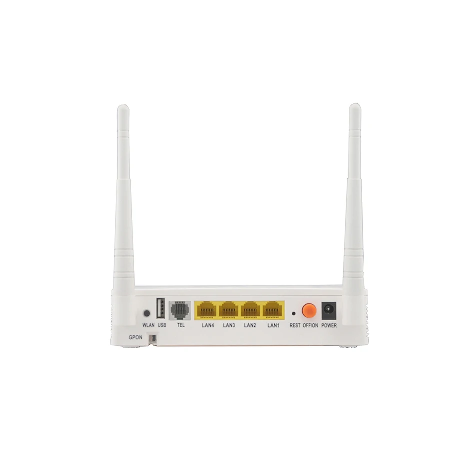 Fiber Optic Wireless 1GE+3FE+CATV+WiFi+Pots FTTH GPON ONU Device English Version 