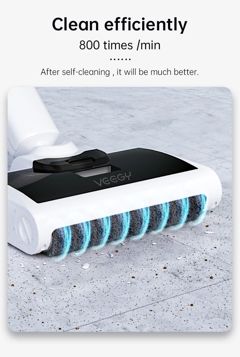 Wireless Upright Cordless Wet And Dry Selfcleaning Home Floor Dust