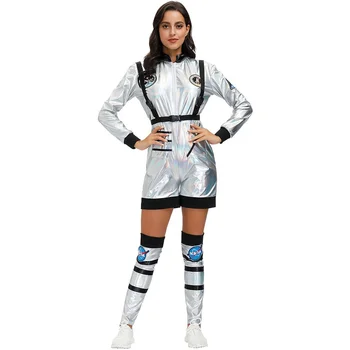 HarnyLoom Astronautenkostuum voor kinderen en volwassenen, ruimtekostuum met bril voor jongens, meisjes, mannen, ruimtevaarder-jumpsuit, leuk voor