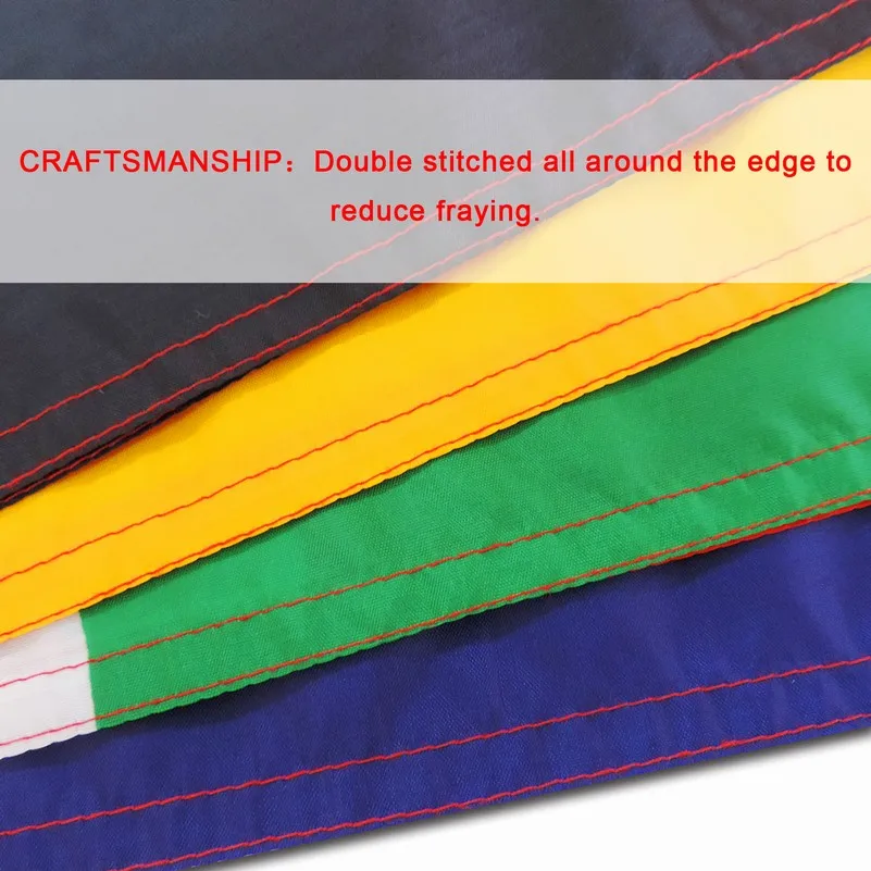 Drapeau Thaïlande 90x150 Cm - Polyester 90g, Double Couture, œillets, Couleur Vive - 12