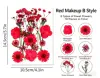 18 ชิ้น/ถุง, สีแดง b