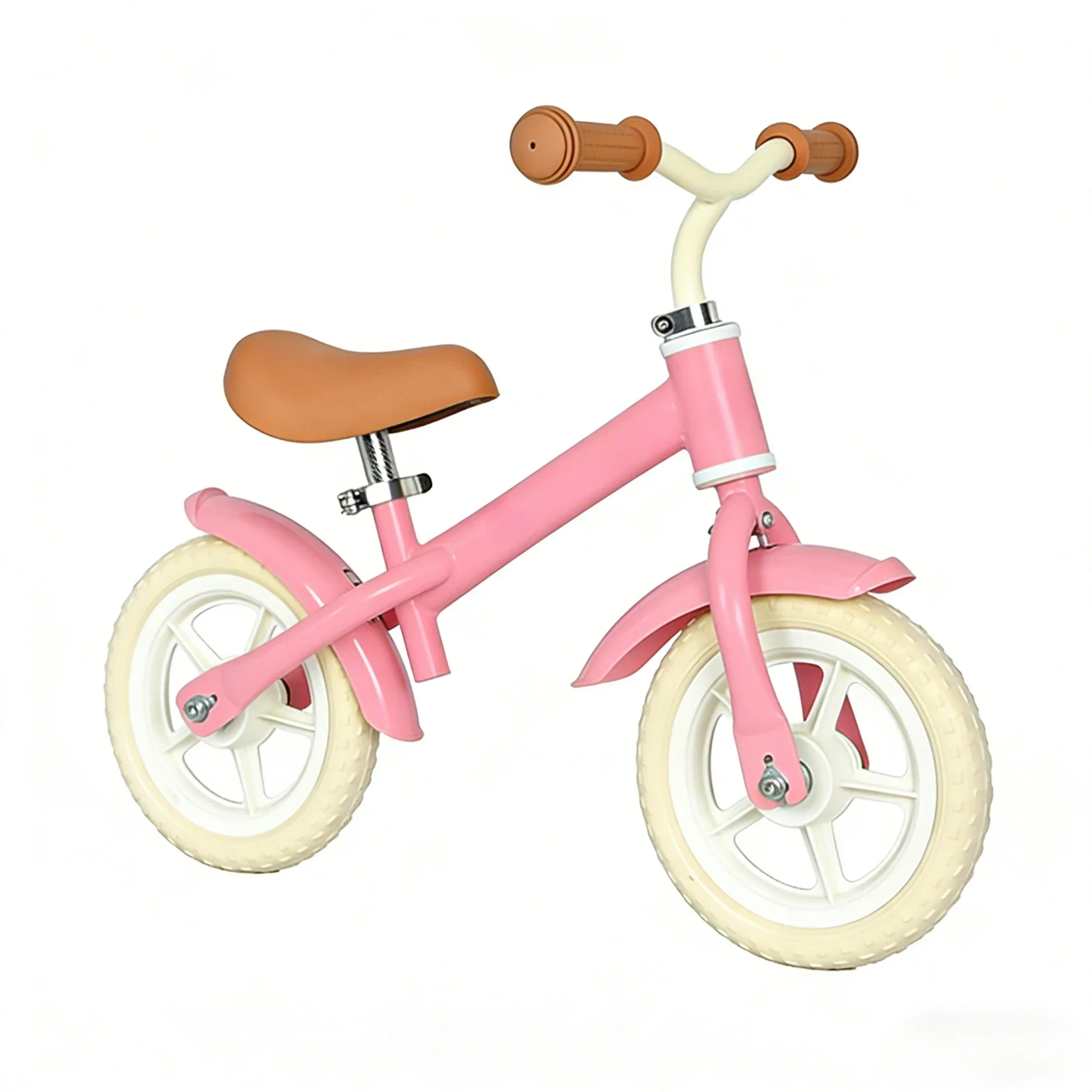 10 Inch Kids Balance Bike Lightweight Training Bicycle for Toddlers with Adjustable Seat and Non-Slip Handlebar
