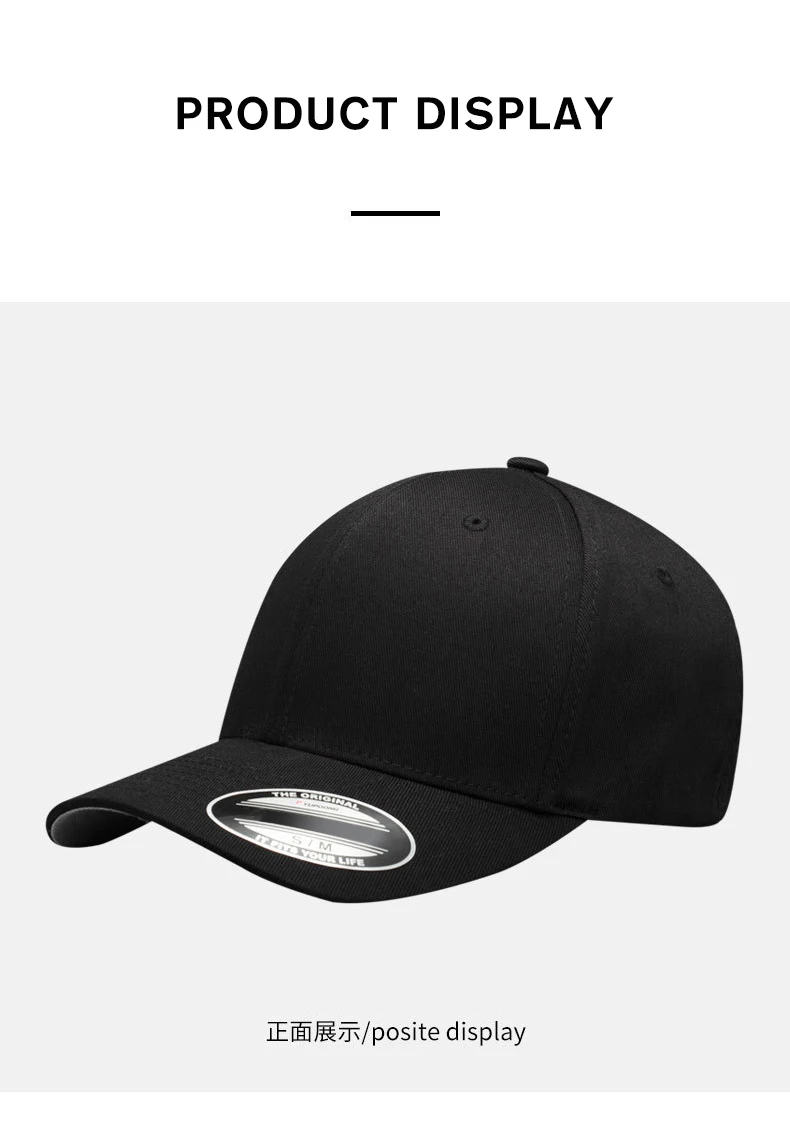 Elastic Unisex Custom Logo Baseball Cap Yupoong Snapback Hat Sports