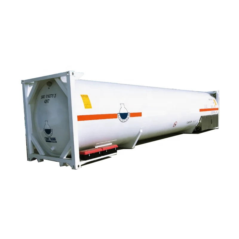 ASME Standard 40ft 45,5m3 LNG ISO Storage Tank Container
